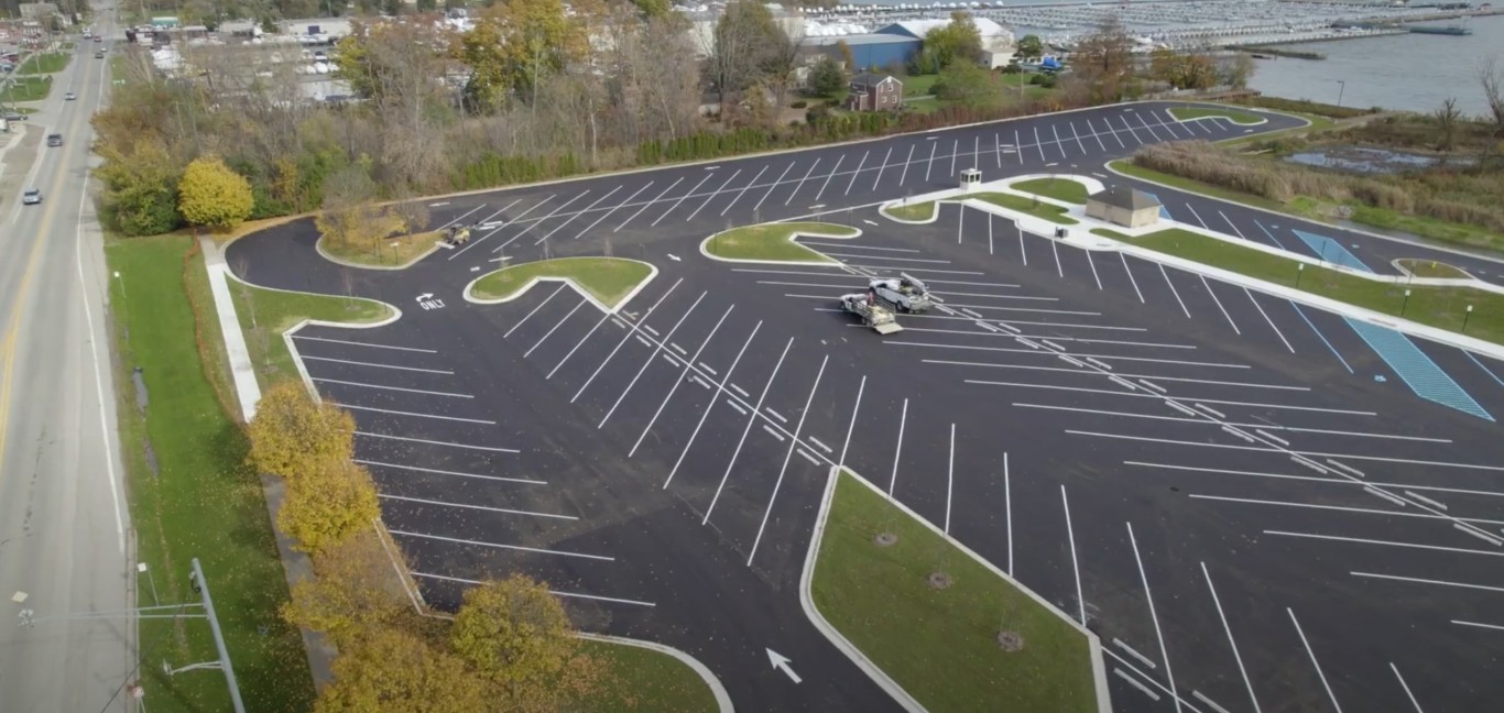 Large-scale commercial landscaping project in Passaic, NJ